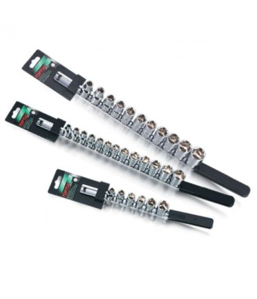 Набор головок 1/2" 15ед. 8~19,21,22,24мм (на планке) TOPTUL GAAQ1602U